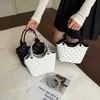Bolso de Mano con Lunares y Bloques de Color Estilo Coreano 2026 Nuevo Elegante Versátil Bolso de Hombro Moderno para el Trabajo Bolso Cruzado