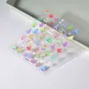 Nuevas Pegatinas Navideñas para Uñas Ins Coloridas Árbol de Navidad Copo de Nieve Atmósfera Jelly Estéreo Relieve Pegatinas para Uñas