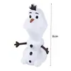 Decoración de Pastel de Princesa Elsa de Cuarta Generación Dibujos Animados Muñeca Elsa de Frozen Figura de Olaf Topper de Castillo