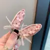 Pinza para el Cabello de Encaje Flor de Estilo Suave 2026 Modelo Nuevo Exquisita Pinza Bb con Pedrería Versátil para el Lado Accesorio para el Cabello