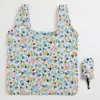 Bolsa de compras plegable japonesa Douyin, ecológica, para viajes, hombro, portátil, gruesa, grande, para alimentos, supermercado, ecológica.
