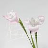 Arranjo de Cena de Flores Artificiais com 2 Íris, Flores Falsas para Decoração de Casa, Flores Decorativas para Casamentos, Materiais para Arranjo de Flores Artificiais