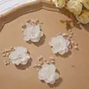 Original antigo bonito imitação pérola galho de árvore camélia diy feito à mão pulseira de dama de honra grampo de cabelo acessórios de cabelo material atacado