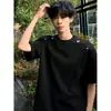 Nueva camiseta casual de cuello redondo de moda para hombre de verano, elegante camiseta de manga corta para pareja