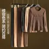 Nueva Ropa Interior Térmica Moldeadora para Mujer, Otoño e Invierno, Capa Base Calefactora, Conjunto Térmico Sin Costuras Adelgazante Moldeador de Cuerpo Superior e Inferior