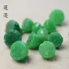 10 12mm Verde Seco Pequeno Botão de Lótus Vagem de Lótus Fecho Pingente DI