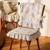 Cojín de asiento para silla para uso en el hogar, apto para todas las estaciones, cojín engrosado de estilo chino para silla de comedor, cojín de lujo ligero de alta gama para sentarse a largo plazo y alivio de la presión