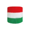 Pulseiras Listradas Color Block Respiráveis para Todas as Estações Atacado Universal Esportes Fitness Aquecedor de Articulação Suor Pulseiras Cobertura de Cicatriz
