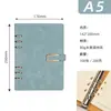 Caderno A5 de Alta Qualidade, Bloco de Notas Destacável de Folhas Soltas, Livro de Registro de Reuniões de Negócios, Personalizável e Portátil