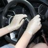 Guantes Solares Finos de Verano para Hombres y Mujeres Alta Elasticidad Spandex Etiqueta de Boda Danza Joyería Conducir Ciclismo Venta al por Mayor