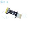 Carga Inalámbrica Tipo T Apple Macho 10 Pines Cable Suave Metalurgia de Polvos Audio Tablero FPC de Apple 10 Puntos de Soldadura