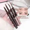 Lápiz Definidor de Cejas Menta Dulce y Tinte para Cejas Dos en Uno Impermeable y Resistente al Sudor Natural Tres Dimensionales Cejas Salvajes Definidas