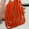 Cuentas de Barril de Color Natural de 6*4 mm para Collares de Cuentas Hechos a Mano para DIY, Espaciadores, Llaveros de Teléfono