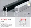 Lámpara lineal empotrada LED oculta en ángulo yin y yang ranura para lámpara de aleación de aluminio lámpara de sala de estar con ranura de aluminio