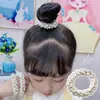 Diadema de Perlas Elegante para Niñas, Estilo Mao Xiaotong Padre-Hijo, para Coleta Alta Diaria