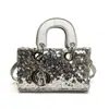 Bolso de Alta Gama para Niños Xiaozhong 2025 Nuevo Llegada Lentejuelas Moda Princesa Mini Bolso Cuadrado Portátil Cruzado Bolso de Mujer Diana