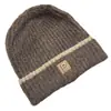 Nuevo Gorro de Punto Color Block para Mujer, Bordado de Letras Otoño e Invierno, Gorro Cálido para Proteger las Orejas, Versátil, de Moda que Adelgaza la Cara, Gorro para el Frío