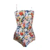 Nuevo Bikini Conservador que Cubre el Vientre Delgado Sexy Traje de Baño de una Pieza sin Espalda para Mujer Reunión de Pecho Pequeño