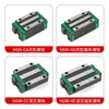 HIWIN Shangyin Guía Lineal Intercambiable Carro de Bolas Riel Lineal Riel Cuadrado Tipo de Ensamblaje Alto HGH/HGW/RGH/ Mayoreo