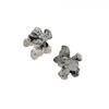 Diseño de Nicho Coreano Pétalos Metálicos Estilo Frío Florales Pendientes Grandes Tridimensionales Pendientes para Mujeres Fábrica Mayorista