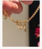 Pulseira Vazia de Abóbora de Zircônia Banhada a Ouro Real Estilo Francês Luxo Leve Nobre Elegante Pulseira Nicho Pulseira High-end para Mulheres