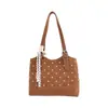 Bolso de axila grande de estilo coreano transfronterizo para mujer, nuevo modelo primavera 2026, bolso de hombro estampado simple, bolso tote para el trabajo