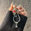 Moda estilo coreano estilo ins cadena de hueso de serpiente estrella correa para teléfono llavero colgante para bolso de cámara CCD para niñas