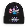 Gorro + Guantes 2025 Amazon Nuevo Drama Coreano Personaje de Dibujos Animados Estampado Gorro de Punto Gorro de Lana Gorro Cálido