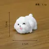 Micro Paisagem Criativa Fofo Urso de Pelúcia Artificial Branco Acessórios de Decoração DIY Mini Enfeites de Mesa