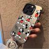Mickey elástico Adecuado para iPhone 16 Plus Caricatura Apple 17 Pro Max Funda para Teléfono 15 Europea y Americana 14 Lindo 13