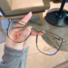 Gafas de Montura Negra para Mujeres con Miopía, Montura Grande, Aspecto de Alta Gama, Hacen que el Rostro Parezca Más Delgado, Se Pueden Personalizar con Lentes Graduados, Adecuadas para Rostros Cuadrados y Redondos, Luz Antiazul