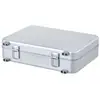 Caja de Herramientas Portátil de Aleación de Aluminio y Magnesio, Caja de Almacenamiento de Joyería y Relojes Totalmente de Aluminio, Caja de Almacenamiento de Chips de Aleación de Aluminio, Almacenamiento Multifuncional