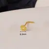 Moda Joker Nuevo Anillo de Nariz de 7 Barras Mariposa Luna Aro de Nariz Aro de Cartílago de Oreja Acero Inoxidable Barra en L Perforación de Nariz de Moda