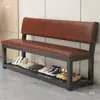 Banco largo silla de espera área de descanso de gimnasio banco para cambiarse los zapatos área de descanso de salón de peluquería silla de espera sofá pequeño