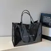 Bolsas de Tote de Color Sólido Personalizadas con Estampado de Letras de la Fábrica de Origen, Estilo Transfronterizo de Moda, Bolsos de Mano de Verano para Mujer Más Vendidos