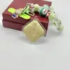 Chaveiro Moderno Simples Moda Versátil Pingente de Bolsa Gato Kt Deus da Riqueza Imediata Panda Feliz Pingente