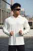 Nueva Camiseta Polo de Entrenamiento para Hombre De Rong Muscle Fitness para Baloncesto, Hermanos, Deportiva, Holgada, Manga Larga, Top para Cabello