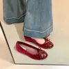 Otoño 2026 Nueva Moda Zapatos Mary Jane Redondos con Lazo Estilo Retro Versátiles con Plataforma Interna Zapatos de Abuela para Viajar