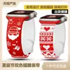 Para Correa de Apple Watch iwatch Ultra Doble Color Grabado Láser 10ª Generación Castillo Navideño Paraíso Mariposa Hebilla