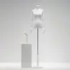 Maniquí de Vestido de Novia para Mujer de Medio Cuerpo Soporte de Exhibición en Ventana Cuerpo Humano Falso Maniquí Negro de Cuerpo Completo para Exhibición de Vestidos
