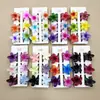 Clipes de Cabelo Coloridos de Flor de Plumeria de 4cm Mais Vendidos na Europa e América, Grampos de Cabelo Florais Transfronteiriços, Acessórios de Cabelo da Moda para Festas na Parte de Trás da Cabeça