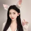 Pasador de Orejas de Conejo Diadema Infantil Celebridad de Internet Linda Pinza para el Cabello de Mitad de Otoño Tocados de Imitación Estilo Antiguo de Gama Alta Hanfu