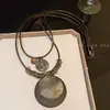 Collar de peluche de otoño e invierno para mujer, bonito y creativo suéter de dibujos animados, accesorios de alta gama, cadena larga para suéter.