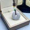 Collar Colgante Hebilla de Paz de Jade Grado A de Myanmar Regalo Joyería Tienda Transmisión en Vivo Negocio al por Mayor Regalo 520