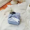Tela de Envoltura Furoshiki para Cajas de Dulces de Compromiso y Boda, Recuerdos, Mesa de Dulces de Boda al Aire Libre, Tela de Envoltura para Cajas de Dulces