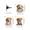 Animales Pequeños Lindos y Divertidos Transfronterizos Clip Decorativo de Salida de Aire para Coche de Acrílico Aromaterapia Hermosos Accesorios Interiores para Coche