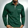 Comercio Exterior Transfronterizo para Hombre Nuevo Primavera y Otoño Nuevo Color Liso Casual de Negocios Manga Larga