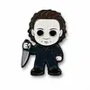 Colección de Broches de Terror Clásico Aleación de Zinc Pines Esmaltados Accesorios Temáticos de Navidad y Halloween Insignias de Regalo Navideño