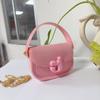 2026 Transfronterizo Nuevo Más Vendido Bolso de Gelatina con Letra J Bolso de Mano Bolso Cruzado para Hombro Bolso para Niños Niñas Bolso de PVC Billetera
