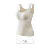 8828 terciopelo calefacción seda ropa interior térmica para mujer forro polar engrosado chaleco antibacteriano otoño e invierno capa base sin costuras